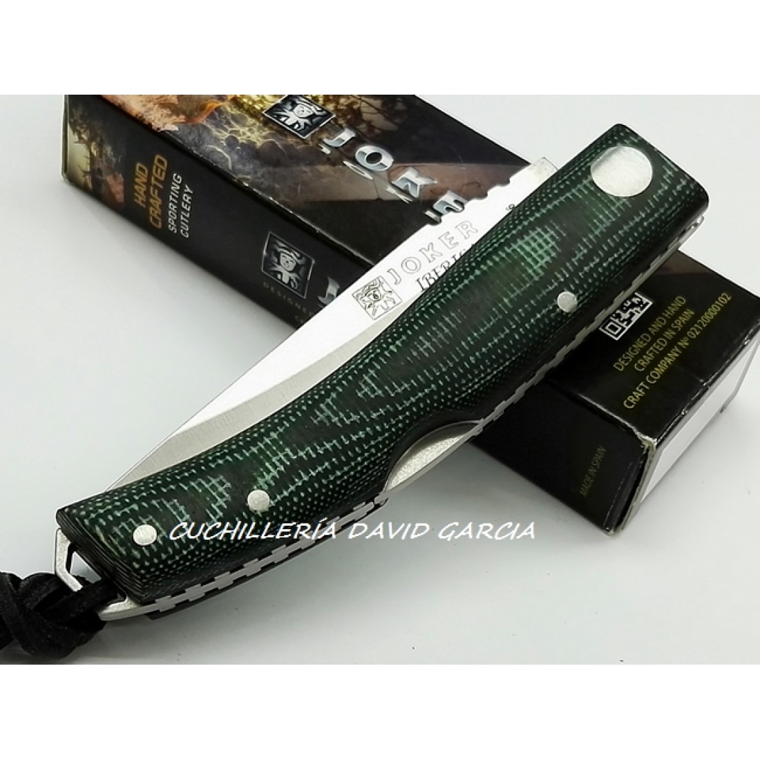 Joker Iberica Micarta Canvas Verde NV138